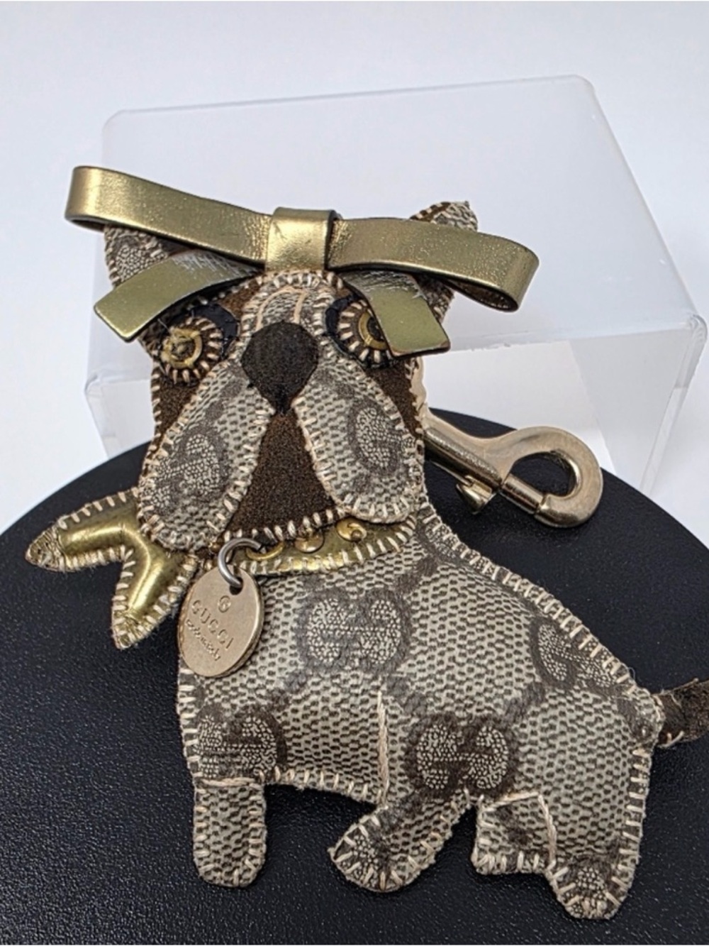 Adorable Gucci Leroy French Bulldog Bag Charm